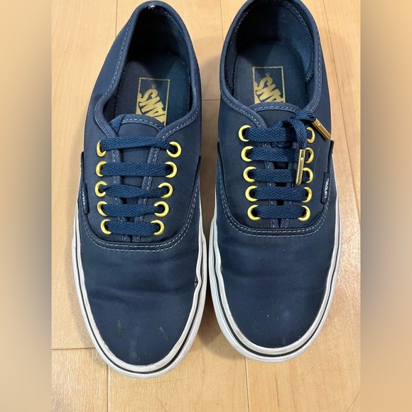 Vans Other - Vans Era SB Skateboarding Navy Skate Shoes Gold Hardware Lace